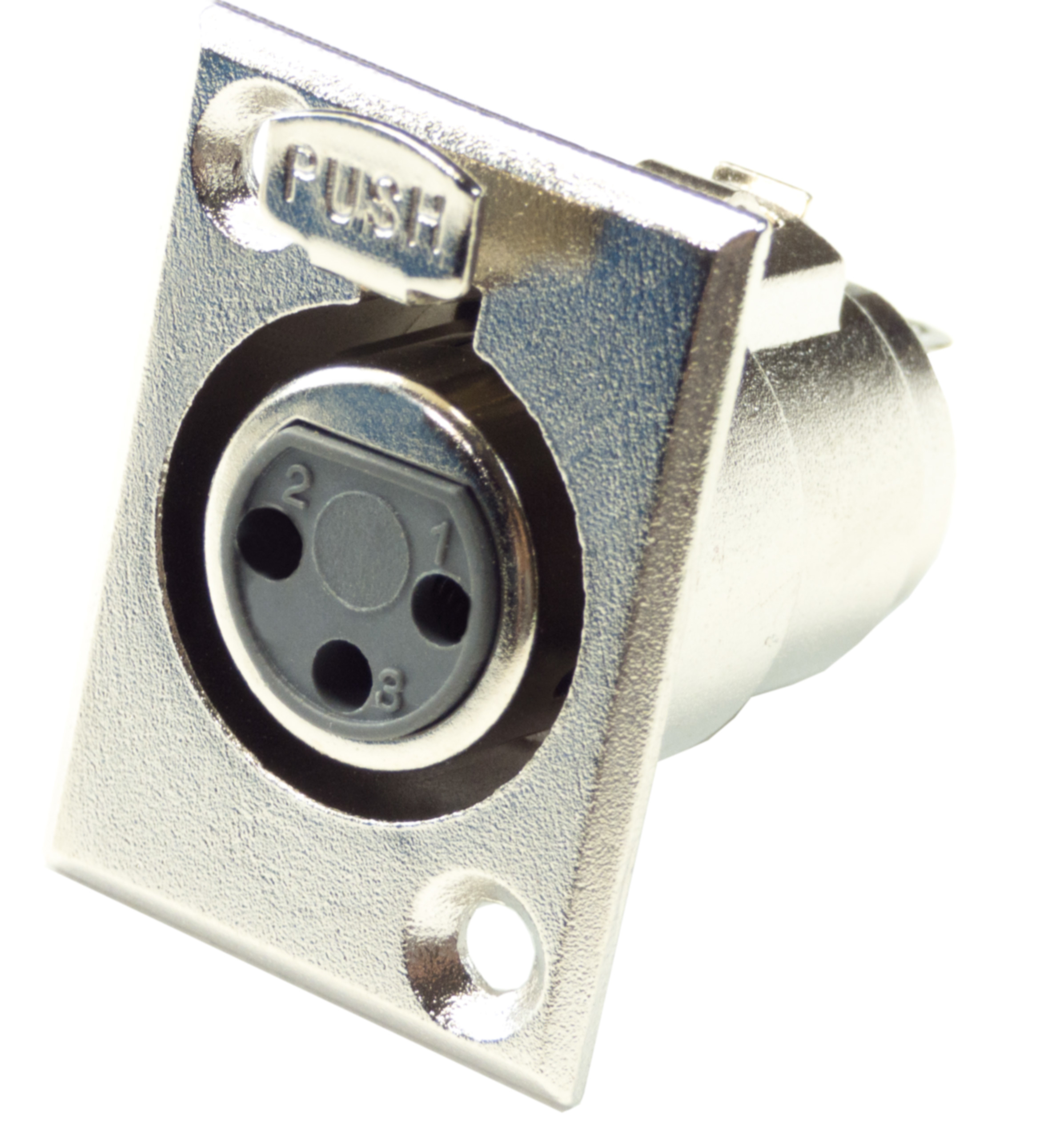 GoConn Mikrofon-Einbaubuchse, 3-polig; XLR 187-3 3 POL.