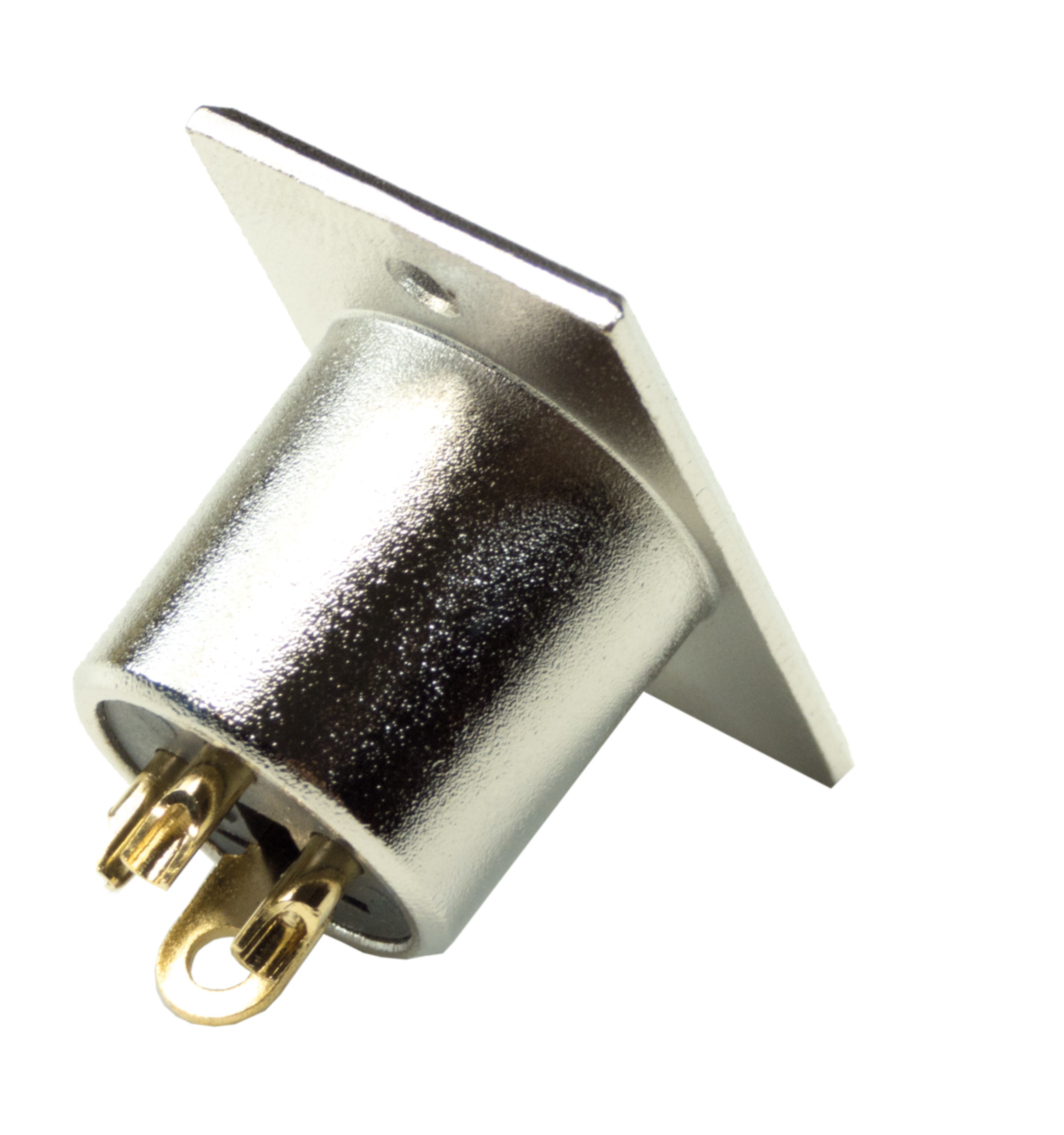 GoConn Mikrofon-Einbaustecker, 3-polig; XLR 186-3 G 3 POL.