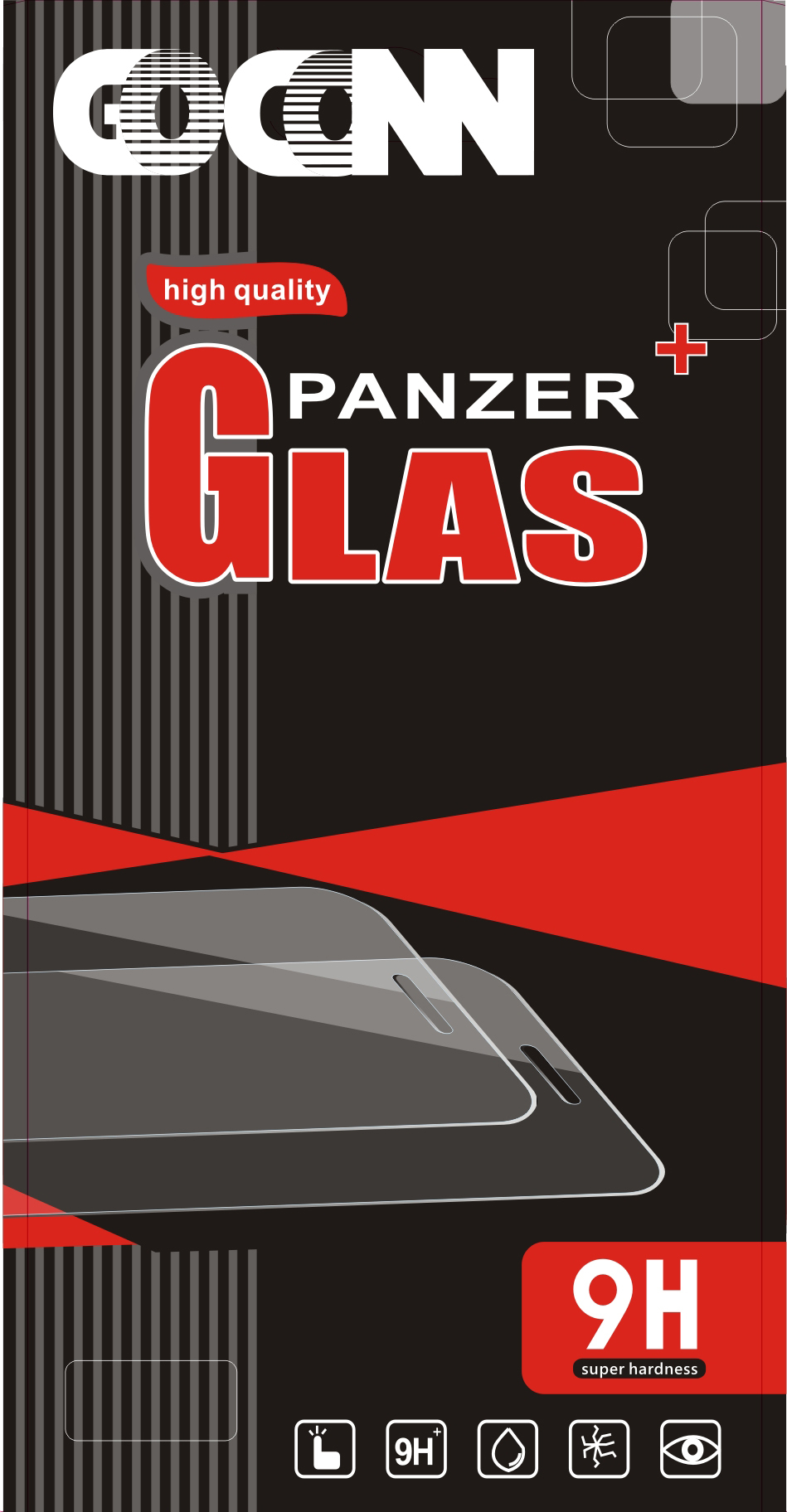 GoConn 9H Handy Schutzglas Displayschutz für Samung Galaxy J3 2016